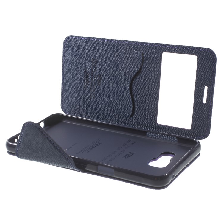 ROAR KOREA Diary View Leather Phone Case for Samsung Galaxy A5 SM-A510F (2016) - Purple-8