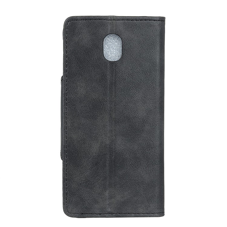 PU Leather Wallet Stand Cell Phone Case for Samsung Galaxy J3 (2017) EU Version / J3 Pro (2017) - Black-2