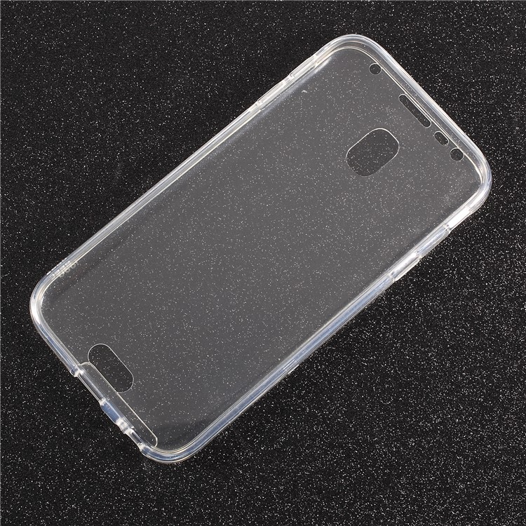 2-in-1 Touchable Shell (Acrylic Front + TPU Back) for Samsung Galaxy J3 (2017) EU Version/J3 Pro (2017) - Transparent-2
