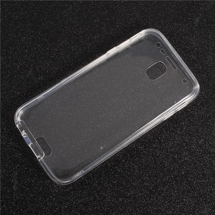 2-in-1 Touchable Shell (Acrylic Front + TPU Back) for Samsung Galaxy J3 (2017) EU Version/J3 Pro (2017) - Transparent-3
