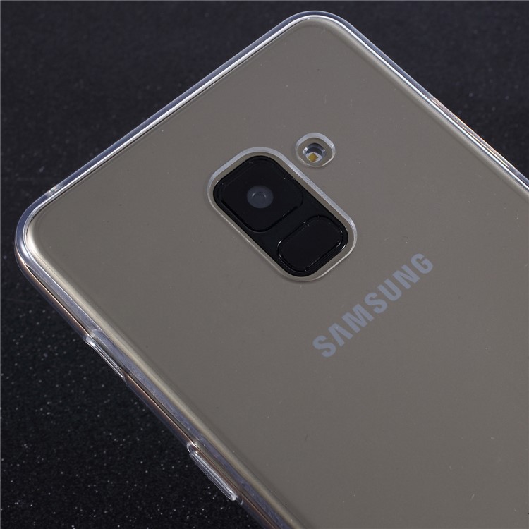 Caja Híbrida Cristalina De Acrílico + TPU Para Samsung Galaxy A8 + (2018)-5