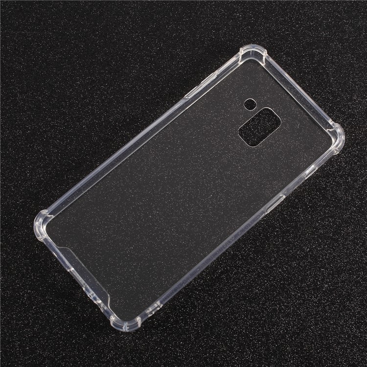 Acrílico Cristalino Resistente A Gotas + Capa De Telefone Híbrido TPU Para Samsung Galaxy Coaxial A8 (2018)-6
