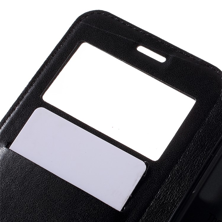 ROAR Noble Leather View Case for Samsung Galaxy A5 SM-A510F (2016) - Black-7