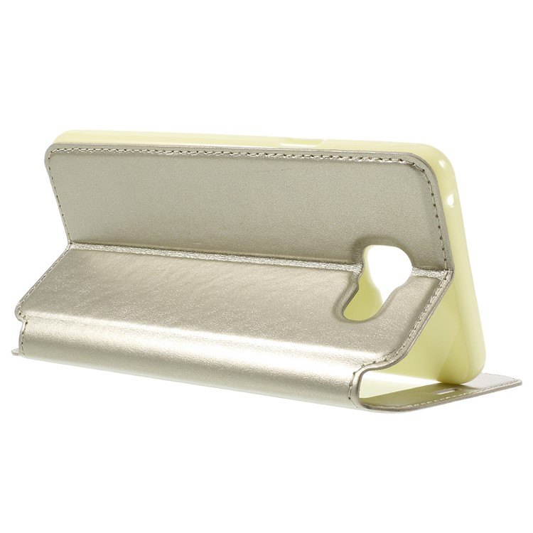 ROAR KOREA Window Leather Case for Samsung A5 SM-A510F (2016) - Champagne-5