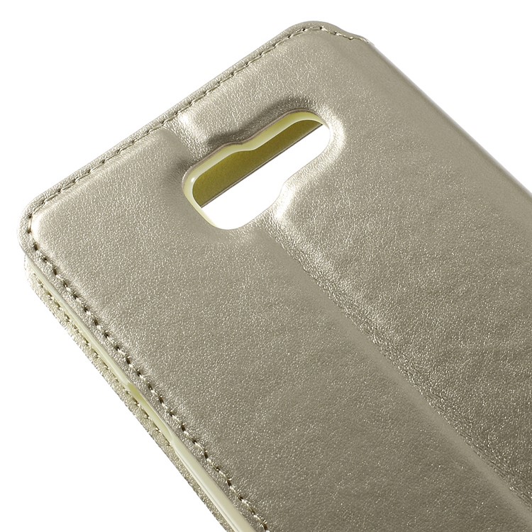 ROAR KOREA Window Leather Case for Samsung A5 SM-A510F (2016) - Champagne-9