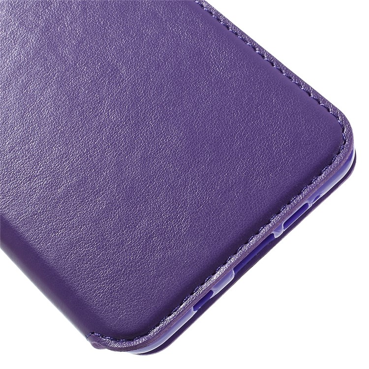 ROAR CORÉE Case Stand Fenêtre en cuir pour Samsung A5 SM-A510F (2016) - Violet-8