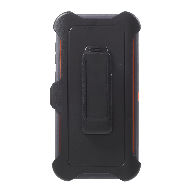

Heavy Duty Kickstand Belt Clip PC + TPU Hybrid Cover for Samsung Galaxy S9 G960 - Orange