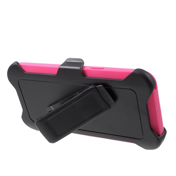 Heavy Duty Kickstand Belt Clip PC + TPU Hybrid Phone Casing for Samsung Galaxy S9 G960 - Rose-4