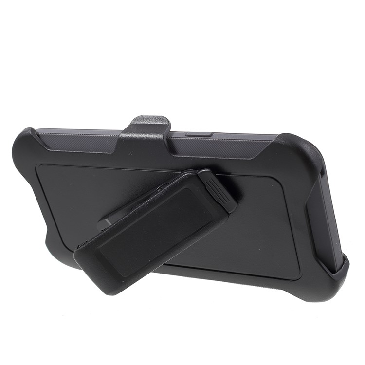 Heavy Duty Kickstand Belt Clip PC + TPU Hybrid Mobile Shell for Samsung Galaxy S9 G960 - Green-4