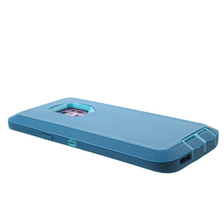 Heavy Duty Kickstand Belt Clip PC + TPU Hybrid Protective Case for Samsung Galaxy S9 G960 - Baby Blue-8