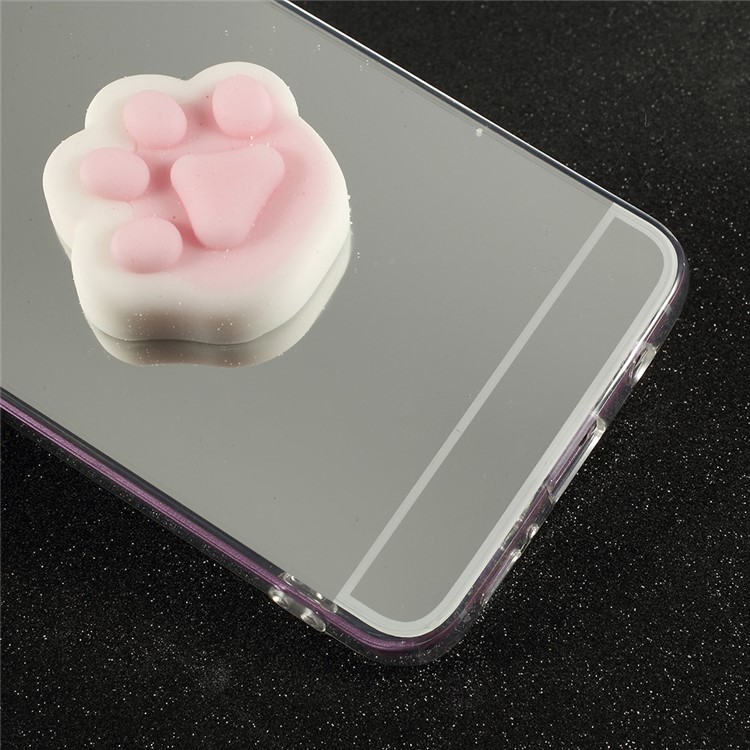 3D Pinch Squishy Toy Mirror Surface TPU Casing for Samsung Galaxy S9+ SM-G965 - Paw-3