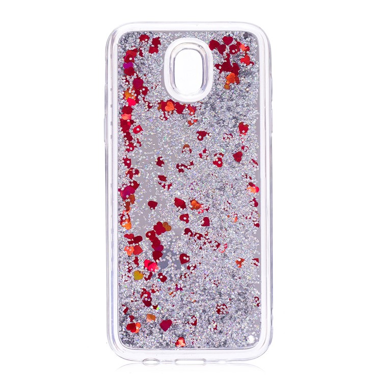 Dynamic Glitter Sequins Quicksand Mirror Surface TPU Mobile Cover for Samsung Galaxy J5 (2017) EU Version / J5 Pro (2017) - Silver-2