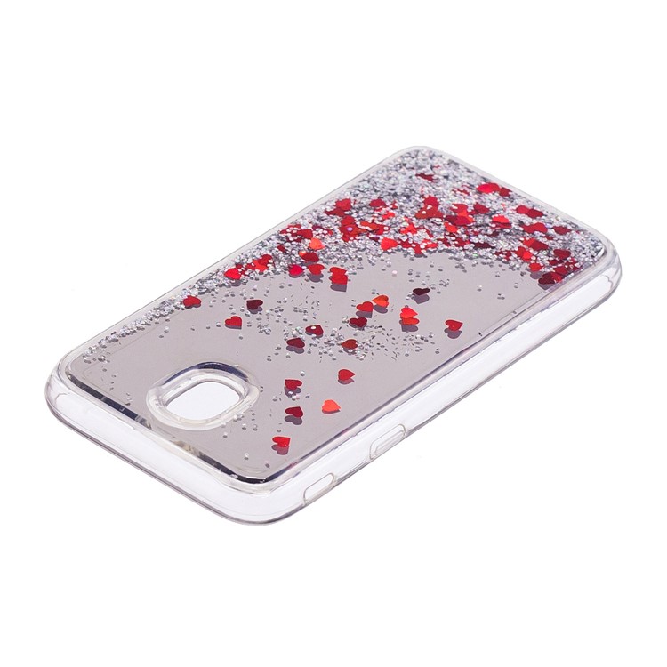 Dynamic Glitter Sequins Quicksand Mirror Surface TPU Mobile Cover for Samsung Galaxy J5 (2017) EU Version / J5 Pro (2017) - Silver-4