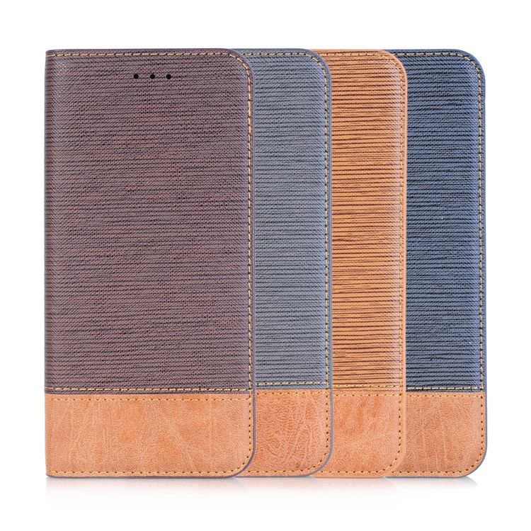 Toothpick Texture PU Leather Flip Stand Wallet Phone Case for Samsung Galaxy S9 SM-G960 - Grey-9