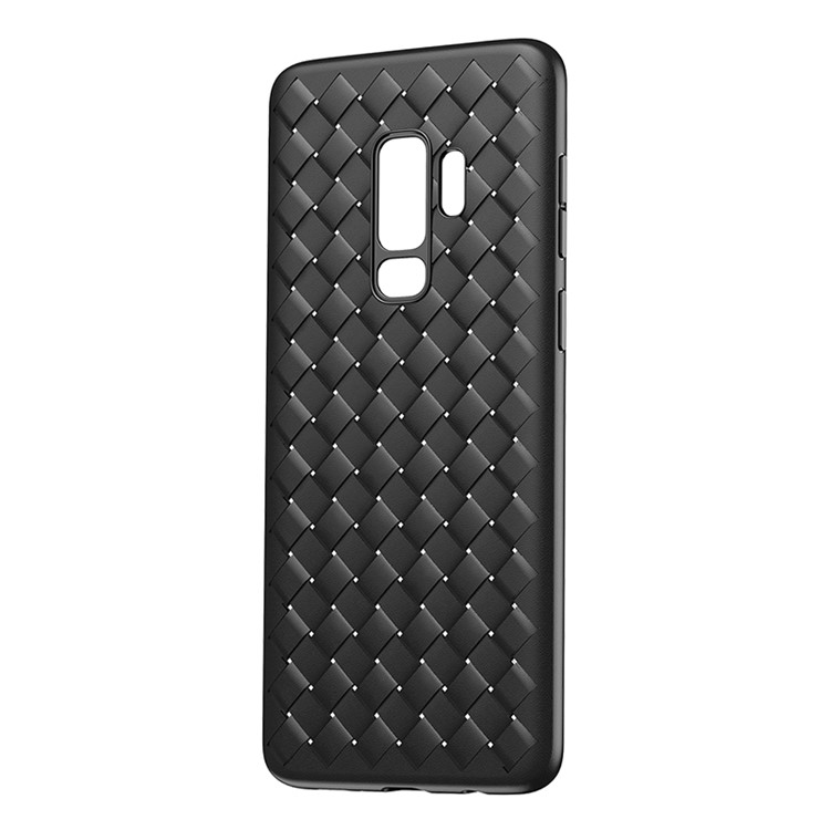 BASEUS BV Woven Texture Soft TPU Phone Casing for Samsung Galaxy S9+ SM-G965 - Black-2