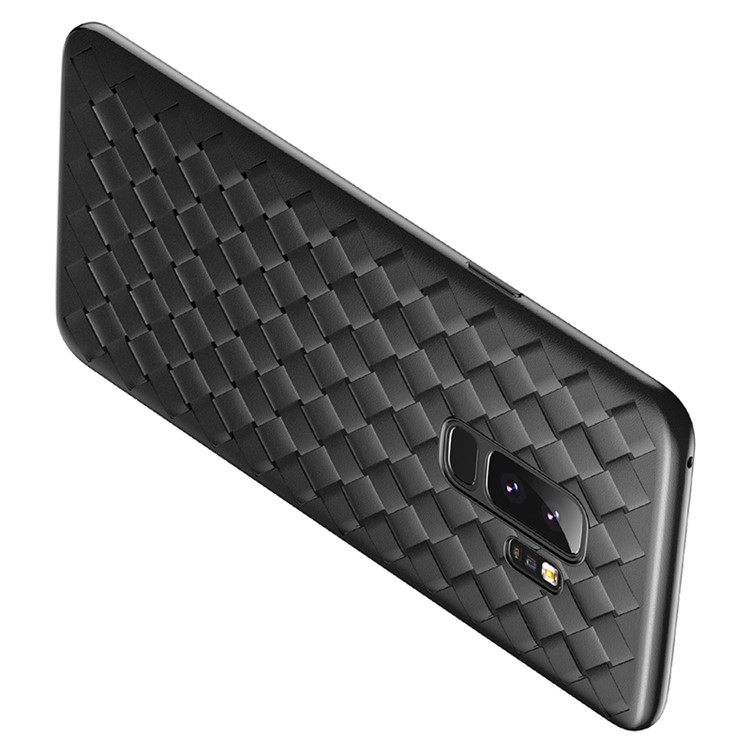 BASEUS BV Woven Texture Soft TPU Phone Casing for Samsung Galaxy S9+ SM-G965 - Black-4
