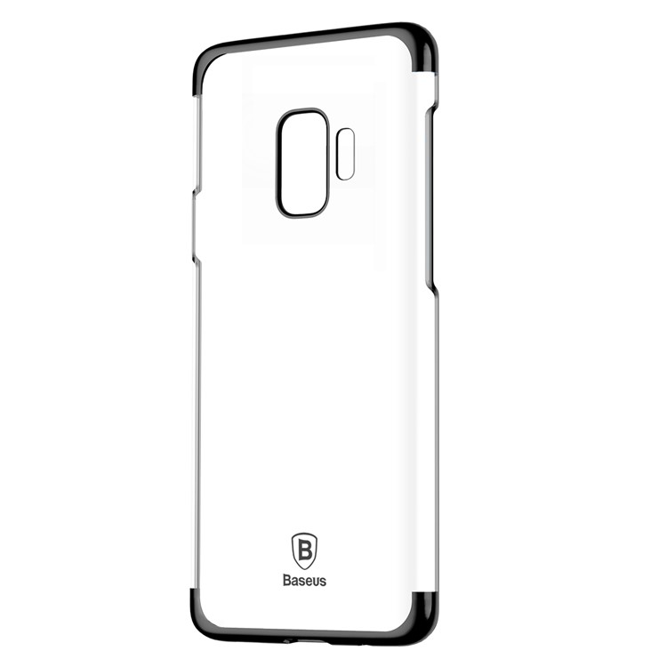 BASEUS Glitter Series Plated PC Hard Phone Case for Samsung Galaxy S9 G960 - Black-2