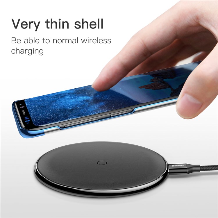 BASEUS Glitter Series Plateó La Cubierta Móvil Dura De La PC Para Samsung Galaxy S9 G960 - Azul-12