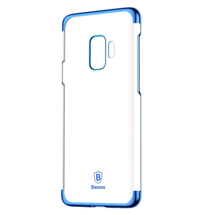 BASEUS Glitter Series Plateó La Cubierta Móvil Dura De La PC Para Samsung Galaxy S9 G960 - Azul-2