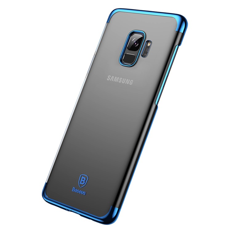 BASEUS Glitter Series Plateó La Cubierta Móvil Dura De La PC Para Samsung Galaxy S9 G960 - Azul-3