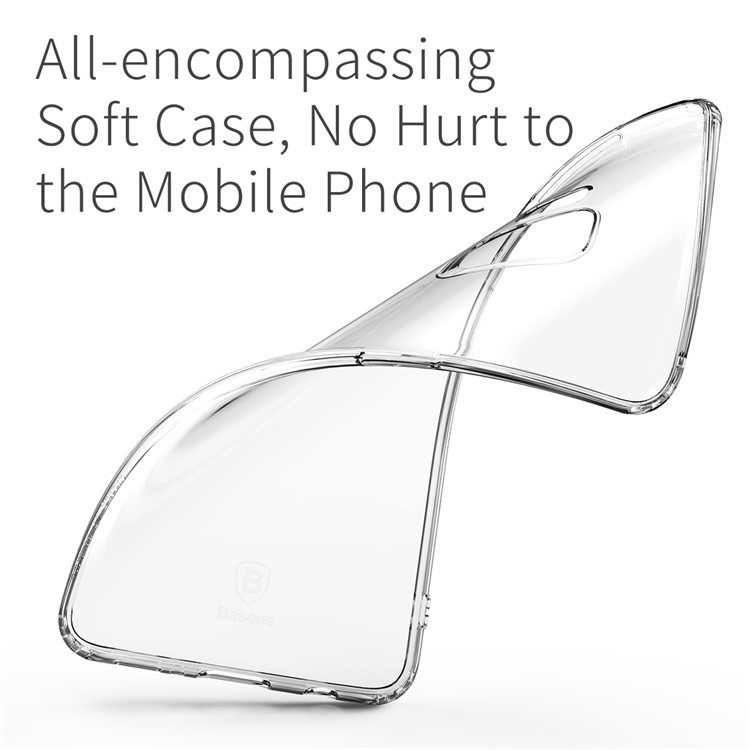 BASEUS Simple Series Clear Germany Bayer TPU Case for Samsung Galaxy S9+ SM-G965 - Grey-7
