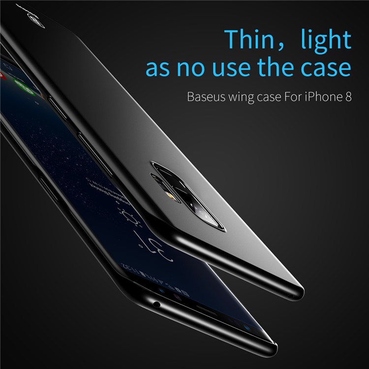 BASEUS Ultra Thin Matte PP Phone Case for Samsung Galaxy S9 G960 - Black-3