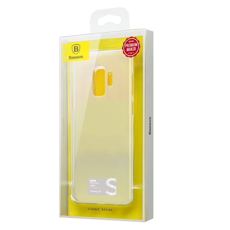 BASEUS Ultra Thin Matte PP Protective Case for Samsung Galaxy S9 G960 - Transparent-12