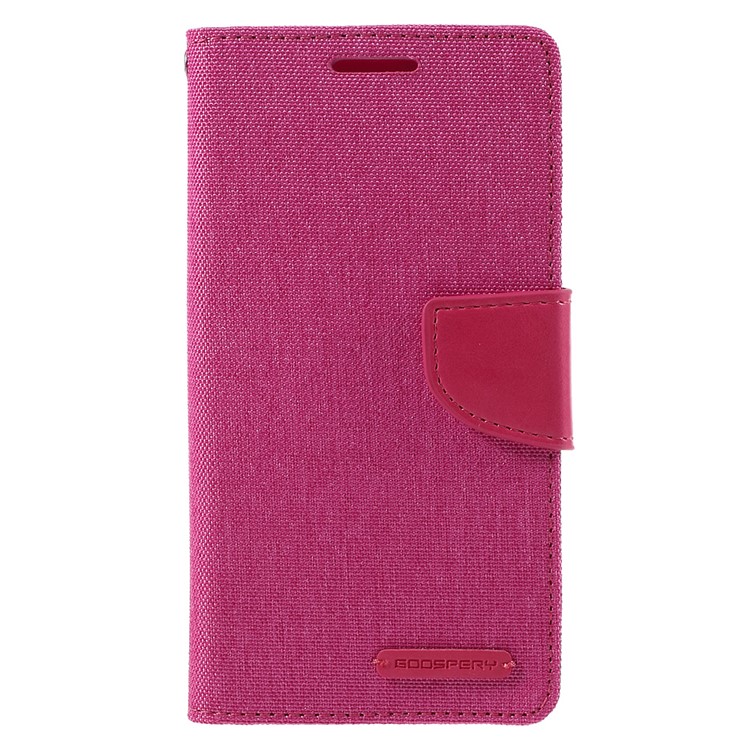 MERCURY GOOSPERY Canvas Leather Phone Case for Samsung Galaxy A5 SM-A510F (2016) - Rose-3
