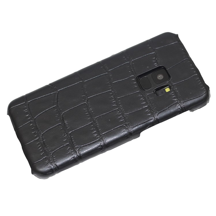 Crocodile Skin Leather Coated Hard PC Case for Samsung Galaxy S9 SM-G960-2