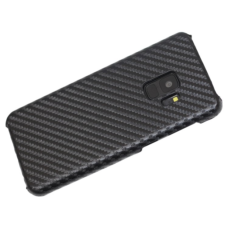 Carbon Fibre Leather Coated Hard Shell Case for Samsung Galaxy S9 SM-G960-2