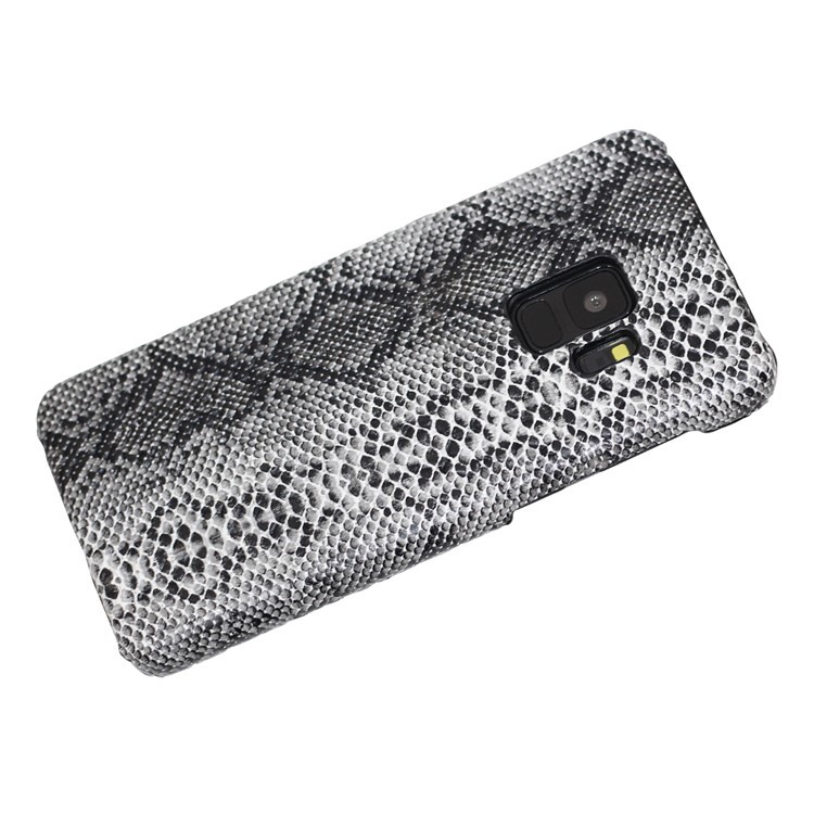 Snake Skin Leather Coated Hard Cell Phone Case for Samsung Galaxy S9 SM-G960-2