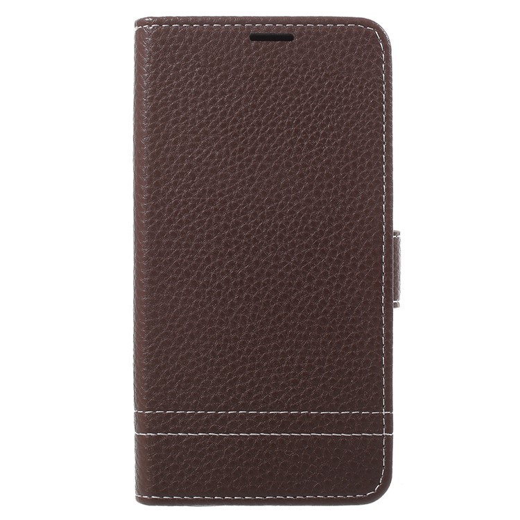 

Litchi Texture Stand Wallet Leather Flip Case for Samsung Galaxy J5 (2017) EU Version / J5 Pro (2017) - Coffee, Galaxy J5 (2017)