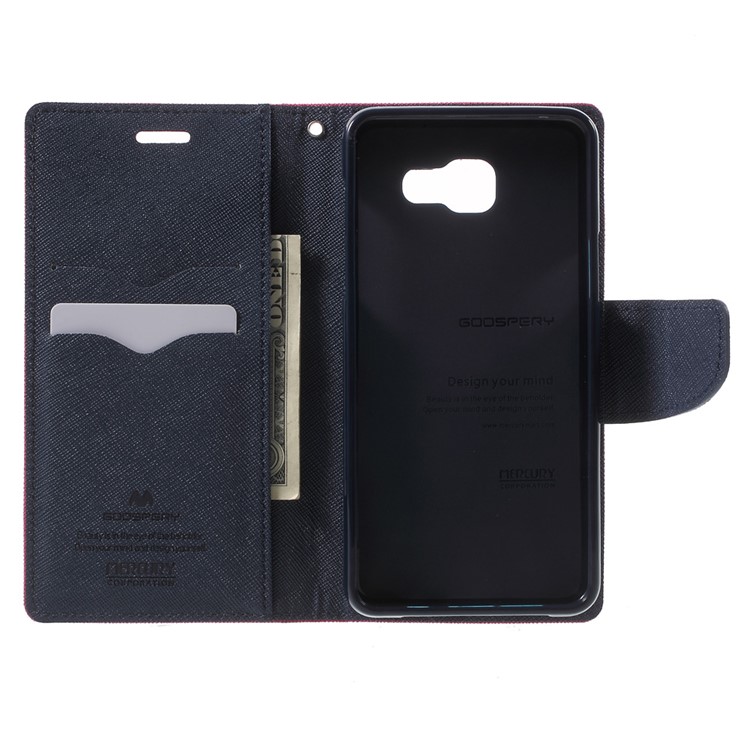 MERCURY GOOSPERY PU Leather Wallet Case for Samsung Galaxy A5 SM-A510F (2016) - Rose-4