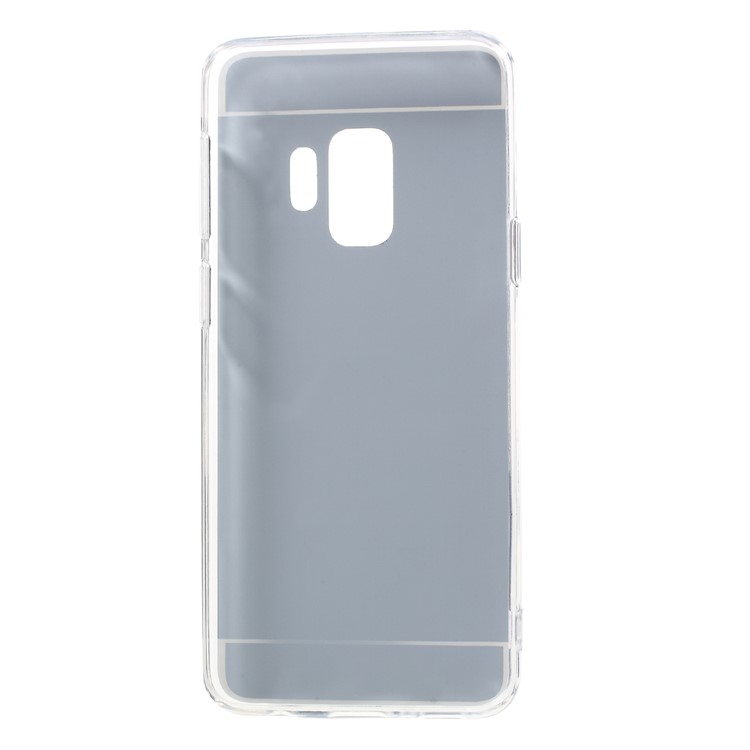 Mirror-like Surface TPU Phone Case with Ring Kickstand for Samsung Galaxy S9 G960 - Black-9