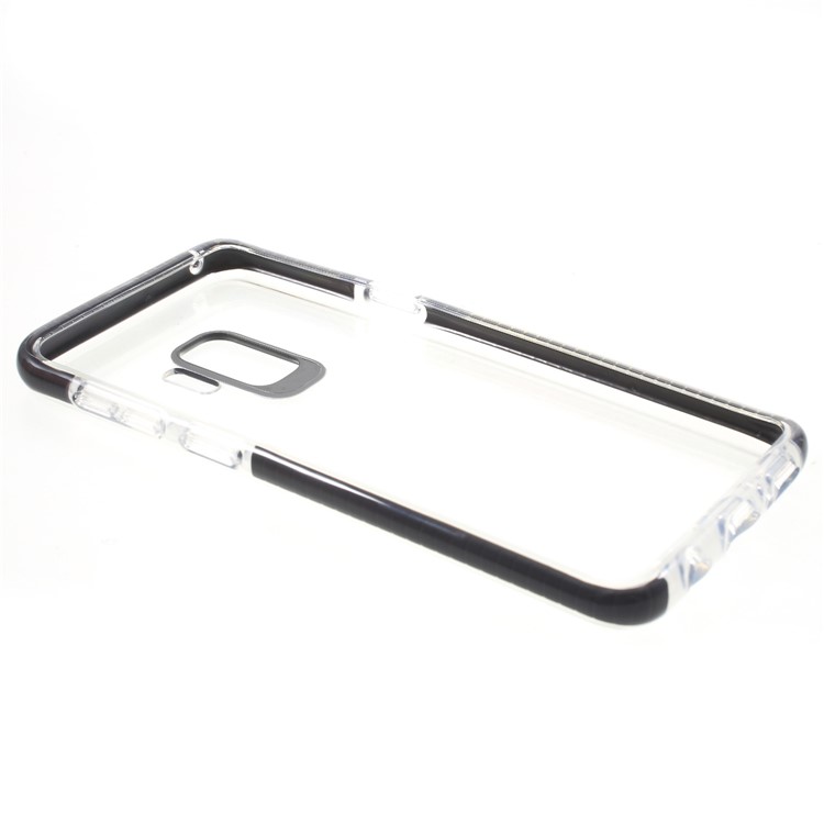 Clear TPU + PC Back Phone Case for Samsung Galaxy S9 G960 - Black-6
