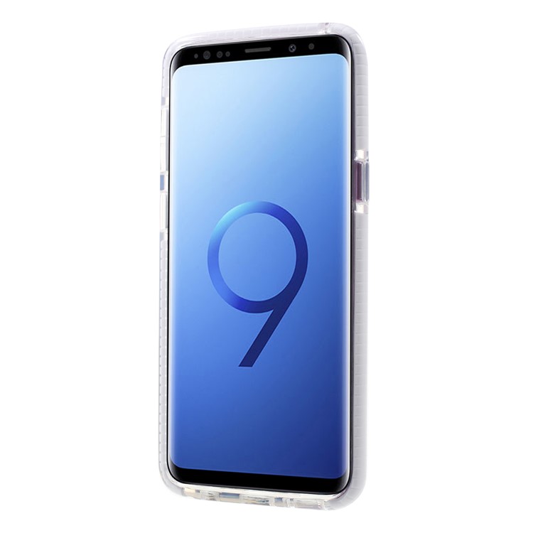 Clear TPU + PC Back Phone Cover for Samsung Galaxy S9 G960 - White-2