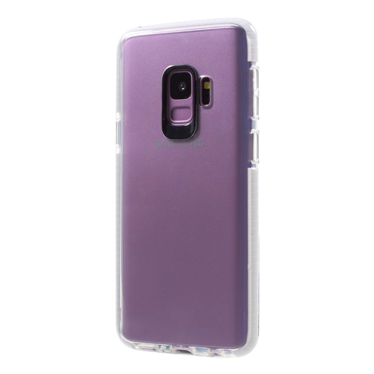 Clear TPU + PC Back Phone Cover for Samsung Galaxy S9 G960 - White-3