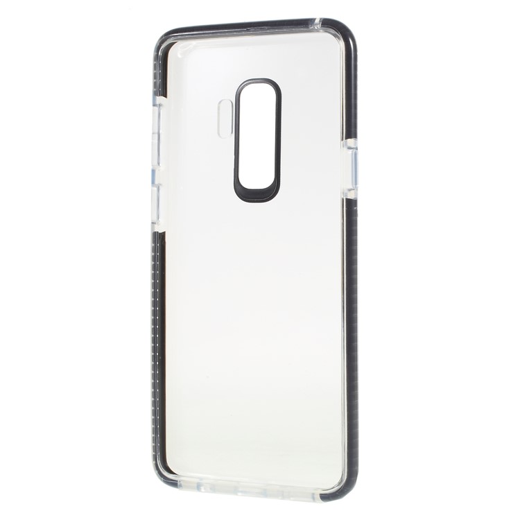 Clear TPU + PC Back Phone Case for Samsung Galaxy S9 Plus G965 - Black-5