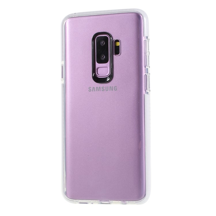 Clear TPU + PC Back Mobile Casing for Samsung Galaxy S9 Plus G965 - White-3