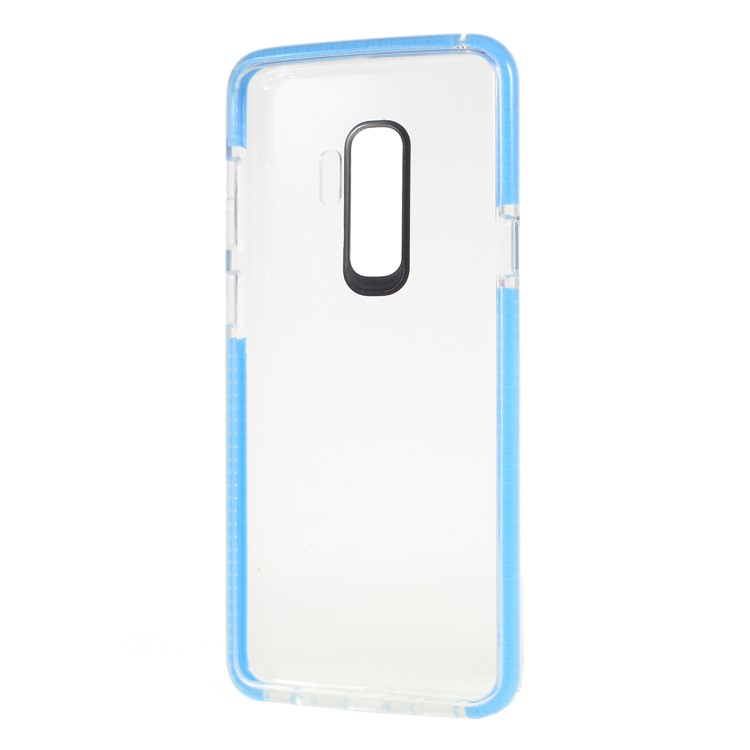 Clear TPU + PC Back Mobile Phone Shell for Samsung Galaxy S9 Plus G965 - Blue-4
