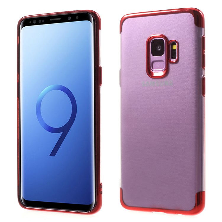 

Гальванический Мягкий Чехол TPU Для Галактики Samsung S9 G960 - Красный