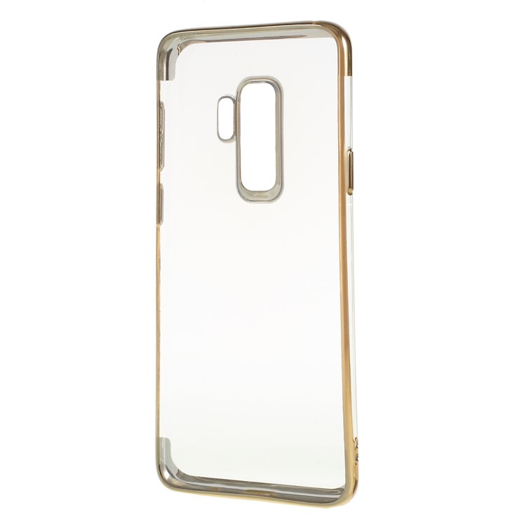 Electroplating Edges TPU Back Casing for Samsung Galaxy S9+ SM-G965 - Gold-4