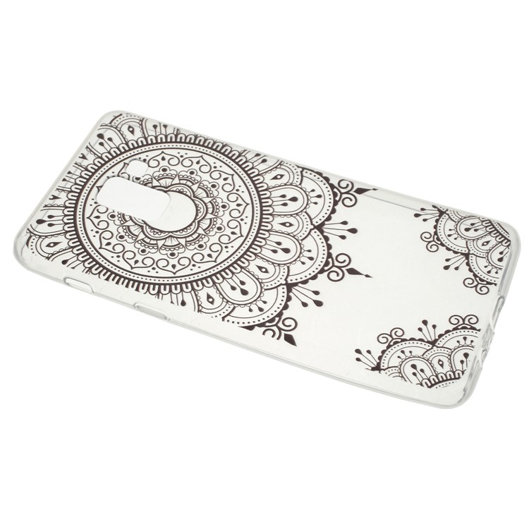 Pattern Printing TPU Case for Samsung Galaxy A8 (2018) - Mandala Flowers-2