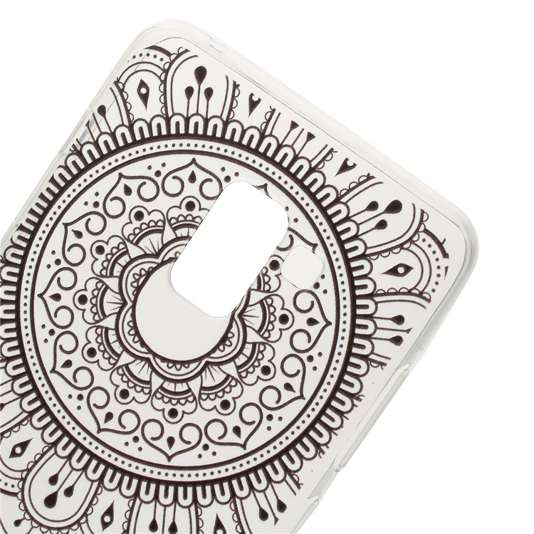 Pattern Printing TPU Case for Samsung Galaxy A8 (2018) - Mandala Flowers-4