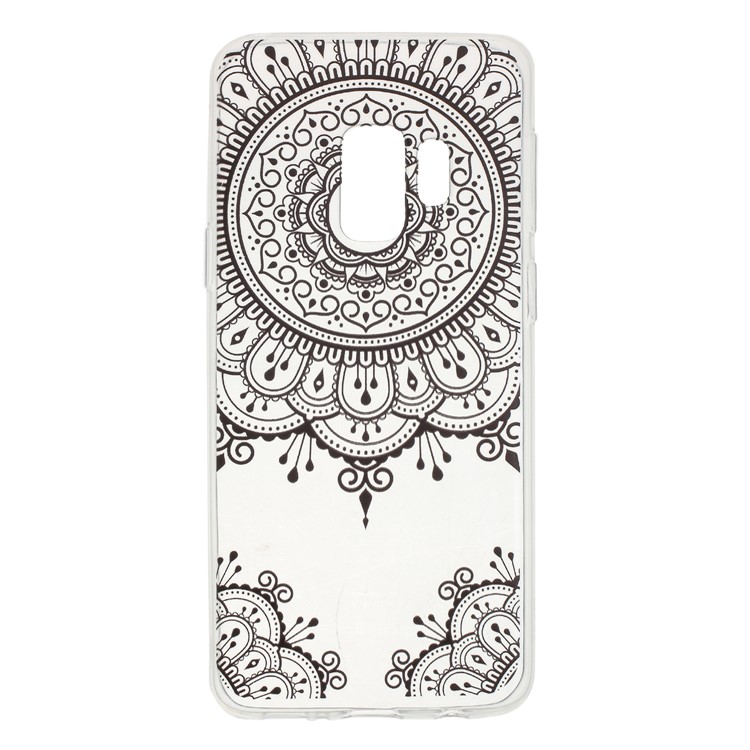 Pattern Printing Lightweight TPU Cover for Samsung Galaxy S9 SM-G960 - Lace Flower-1