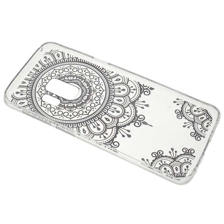 Pattern Printing Lightweight TPU Cover for Samsung Galaxy S9 SM-G960 - Lace Flower-3
