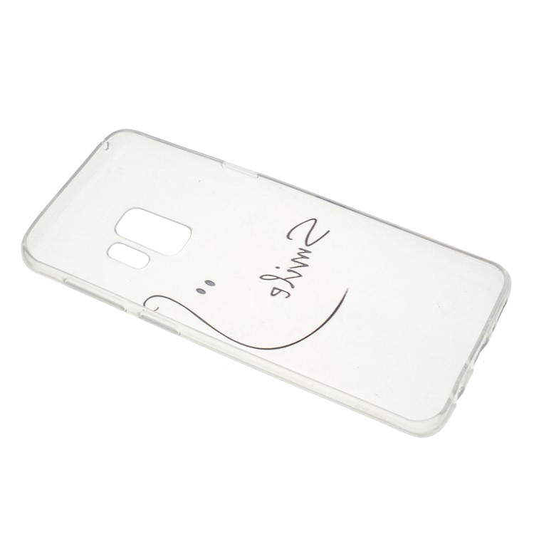 Pattern Printing TPU Phone Cover for Samsung Galaxy S9 SM-G960 - Smile-3