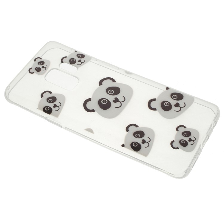 Pattern Printing TPU Back Casing Cover for Samsung Galaxy S9 SM-G960 - Pandas-2