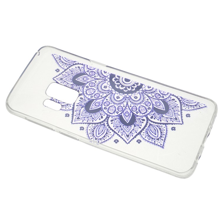 Pattern Printing Soft TPU Mobile Phone Case for Samsung Galaxy S9 SM-G960 - Mandala Flower-3