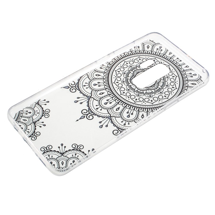 Ultra Thin Patterned Soft TPU Cover for Samsung Galaxy S9 Plus SM-G965 - Lace Pattern-3